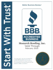 MONARCH ROOFING AND CONSTRUCTION INC. Logo