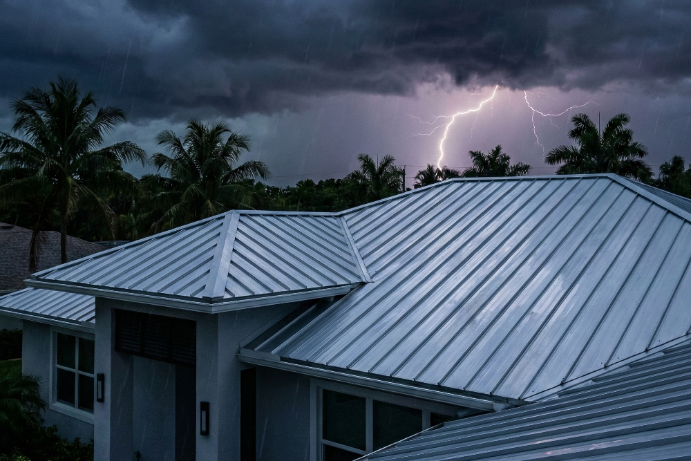Are Metal Roofs Safe in Lightning?